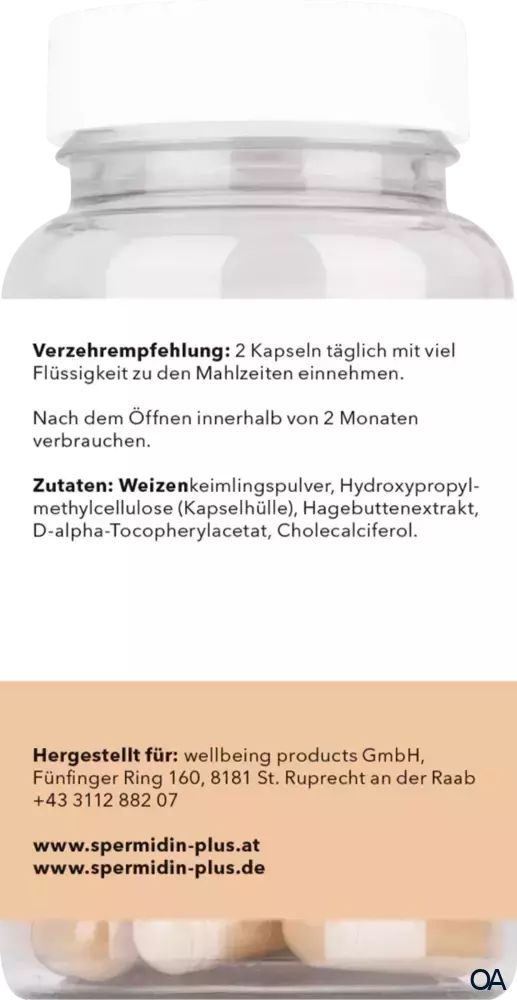 spermidinPLUS Spermidin Premium Kapseln spermidinPLUS Spermidin Premium Kapseln