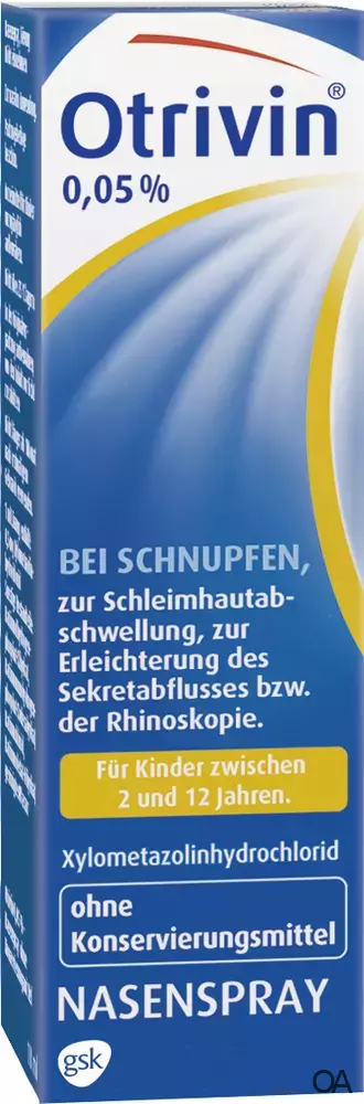 Otrivin® 0,05%-Nasenspray ohne Konservierungsmittel