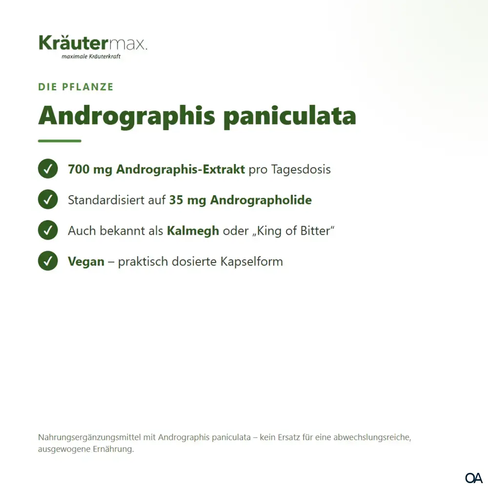 Kräutermax Andrographis Kapseln