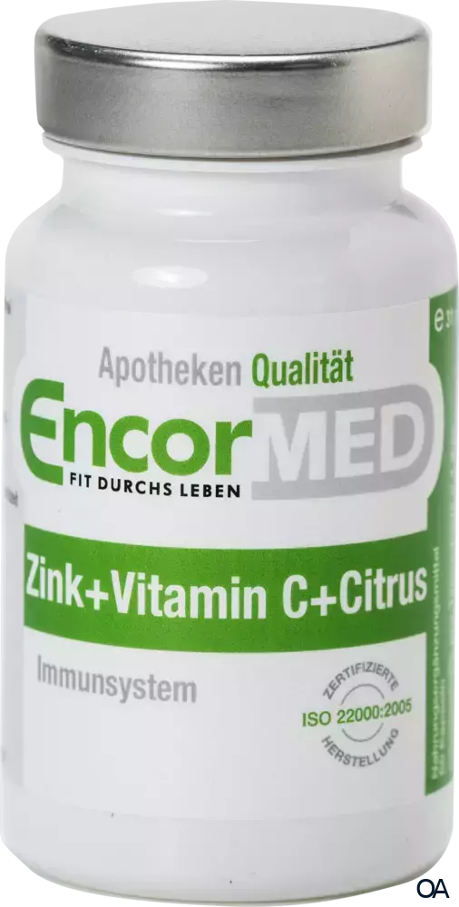 EncorMed Zink + Vitamin C + Citrus Kapseln
