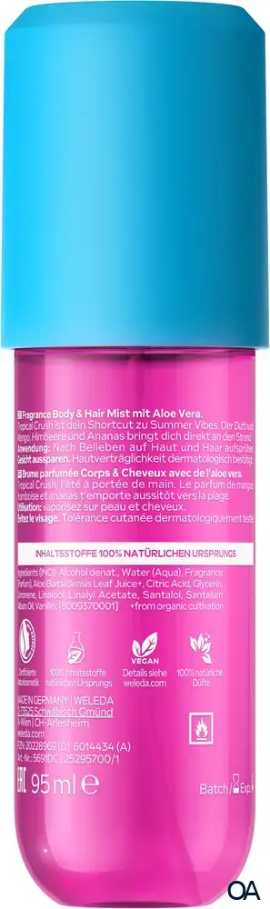 Weleda Tropical Crush Fragrance Body & Hair Mist