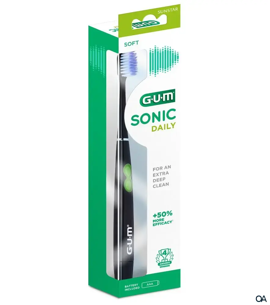 GUM® SONIC DAILY Schallzahnbürste soft - Schwarz GUM® SONIC DAILY Schallzahnbürste soft - Schwarz
