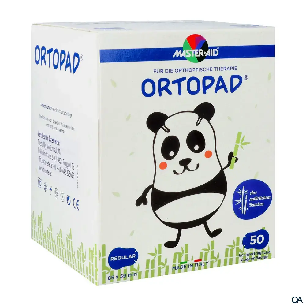 ORTOPAD® Augenokklusionspflaster Weiß Regular 85 x 59 mm ORTOPAD® Augenokklusionspflaster Weiß Regular 85 x 59 mm
