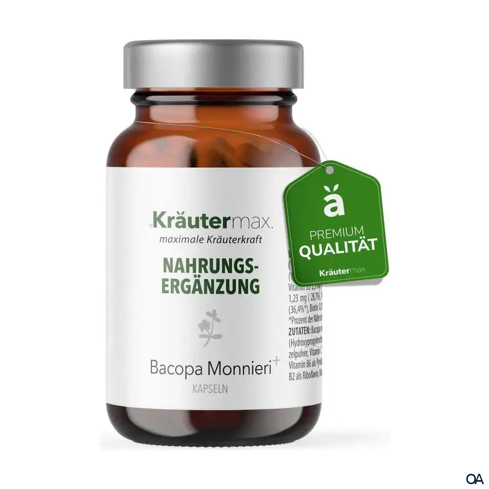 Kräutermax Bacopa Monnieri Extrakt Kapseln