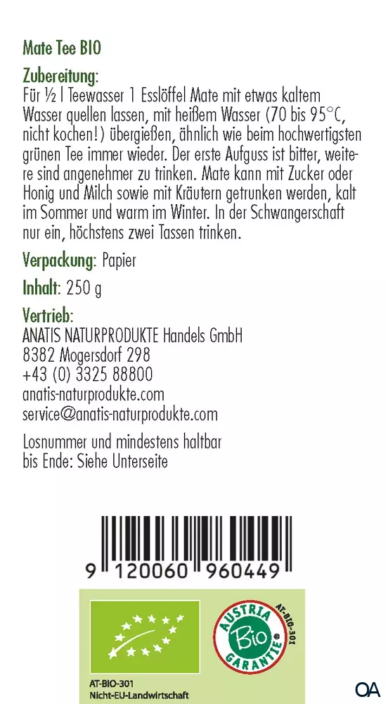 anatis Mate Tee BIO anatis Mate Tee BIO