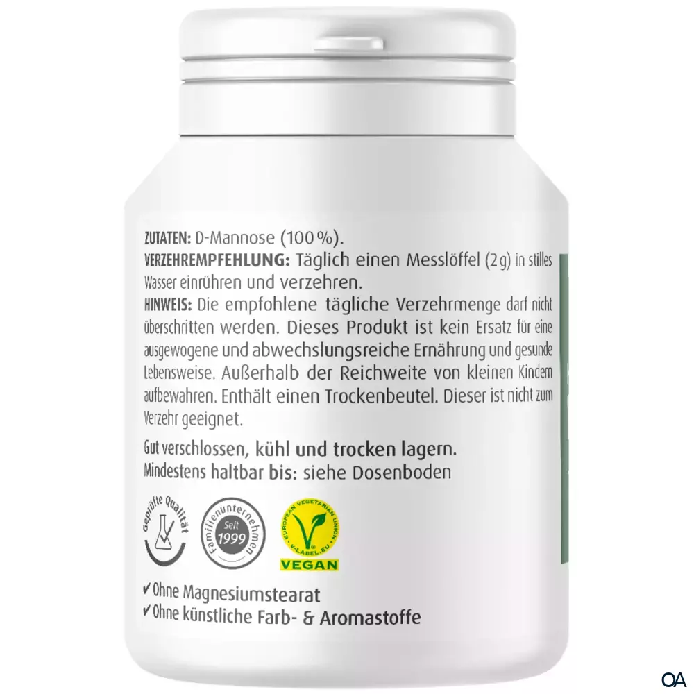 ZeinPharma Natural D-Mannose Pulver ZeinPharma Natural D-Mannose Pulver