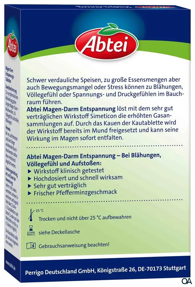 Abtei Magen-Darm Entspannung Kautabletten