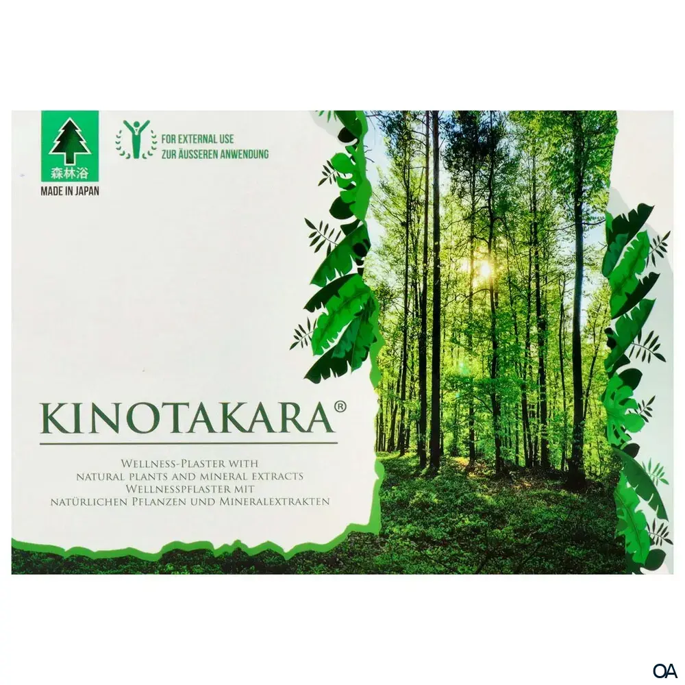 Kinotakara® Wellnesspflaster mit natürlichen Pflanzen- & Mineralextrakten