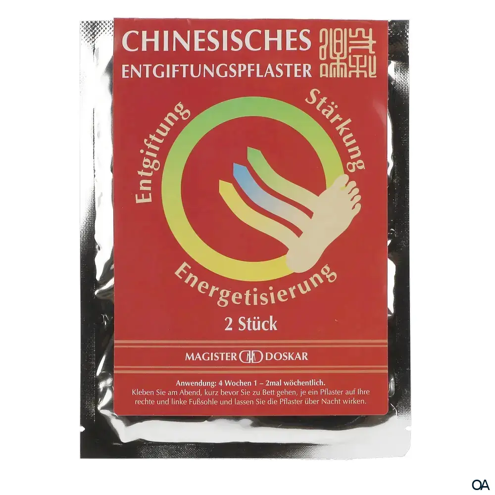 Doskar Chinesisches Entgiftungspflaster - Doppelpackung Doskar Chinesisches Entgiftungspflaster - Doppelpackung
