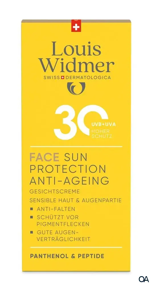 Louis Widmer suncare Face Sun Protection Anti-Ageing 30 Gesichtscreme - leicht parfümiert