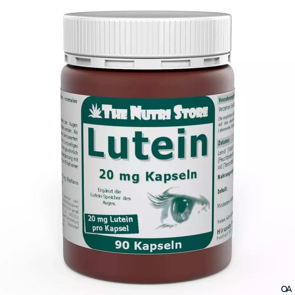 The Nutri Store Lutein 20 mg Kapseln The Nutri Store Lutein 20 mg Kapseln