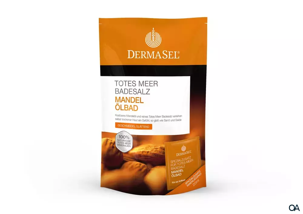 DermaSel® Totes Meer Badesalz Mandel Ölbad DermaSel® Totes Meer Badesalz Mandel Ölbad