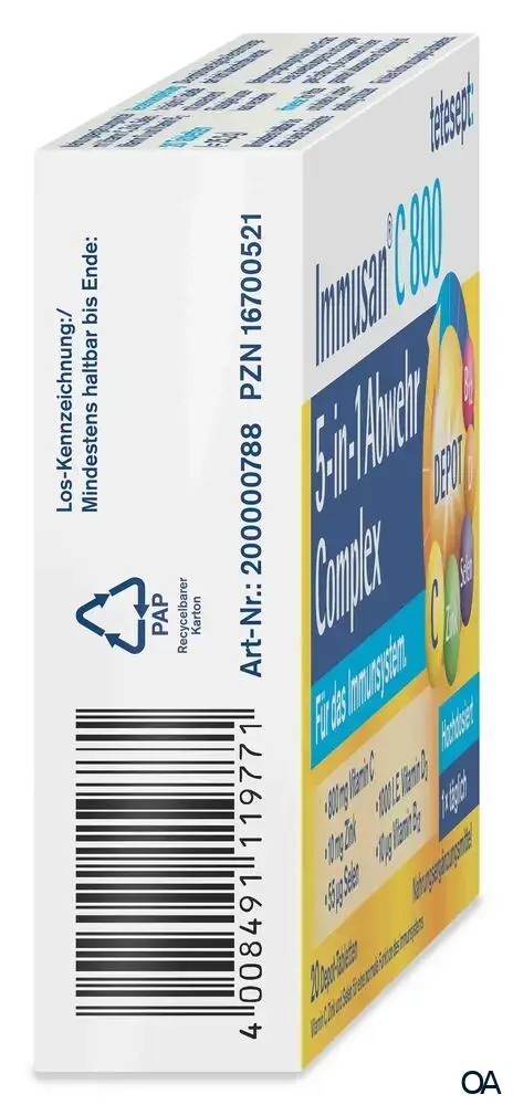 tetesept Immusan® C 800 5 in 1 Abwehr Complex Depot-Tabletten tetesept Immusan® C 800 5 in 1 Abwehr Complex Depot-Tabletten