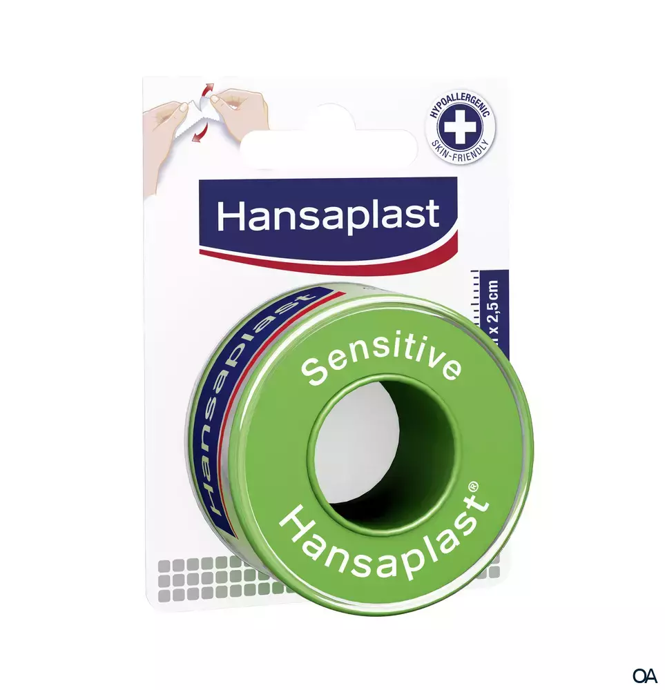 Hansaplast Sensitive Fixierpflaster 2,5cm x 5m Hansaplast Sensitive Fixierpflaster 2,5cm x 5m