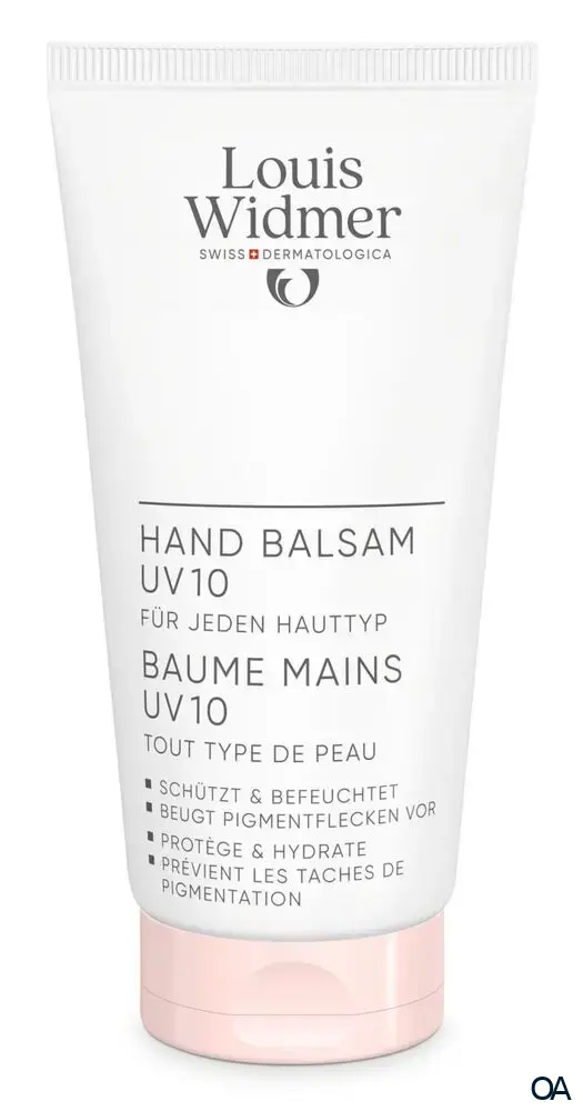 Louis Widmer bodycare Hand Balsam UV 10 - leicht parfümiert Louis Widmer bodycare Hand Balsam UV 10 - leicht parfümiert