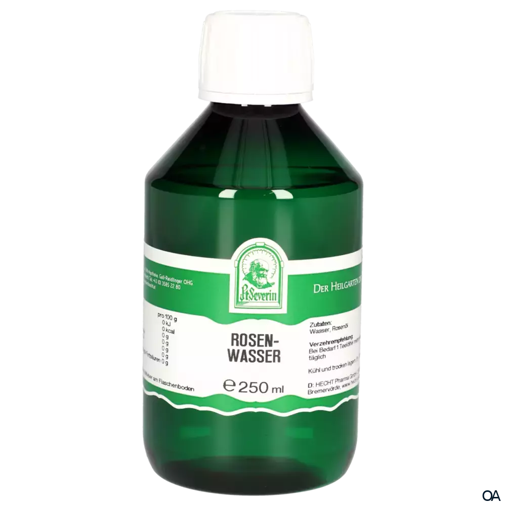 Pater Severin Rosenwasser mit hochwertigem Rosenöl