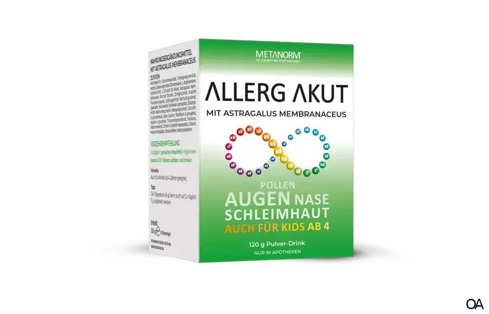 METANORM® ALLERG AKUT Pulver-Drink METANORM® ALLERG AKUT Pulver-Drink