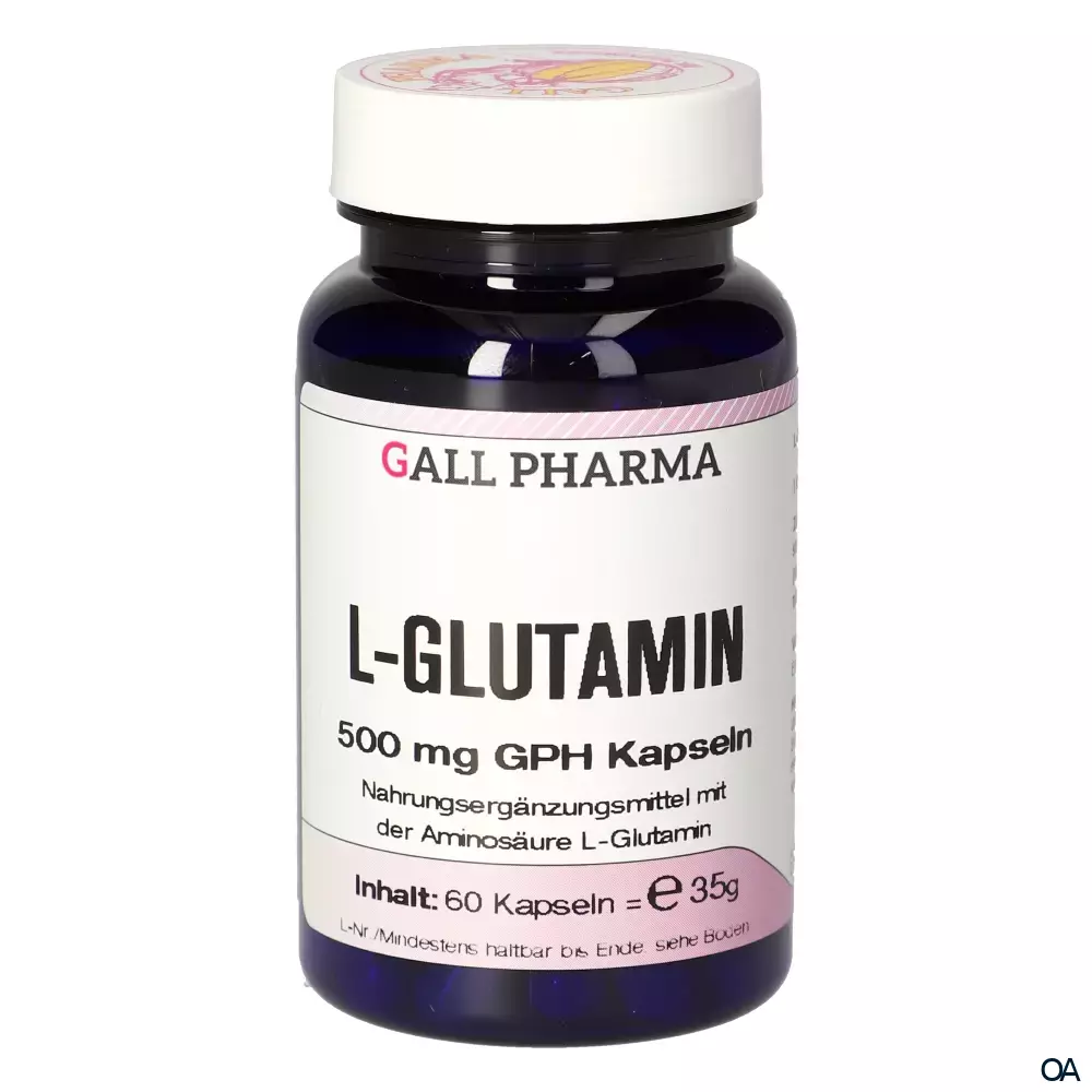Gall Pharma L-Glutamin 500 mg Kapseln Gall Pharma L-Glutamin 500 mg Kapseln