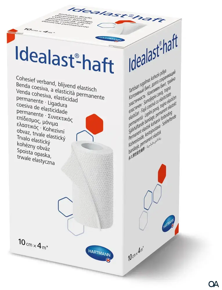 Idealast®-haft kohäsive, dauerelastische Idealbinde 10 cm x 4 m