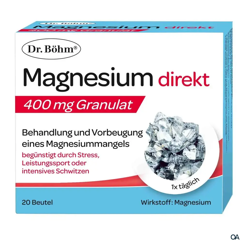 Dr. Böhm® Magnesium direkt 400 mg Granulat Sticks Dr. Böhm® Magnesium direkt 400 mg Granulat Sticks