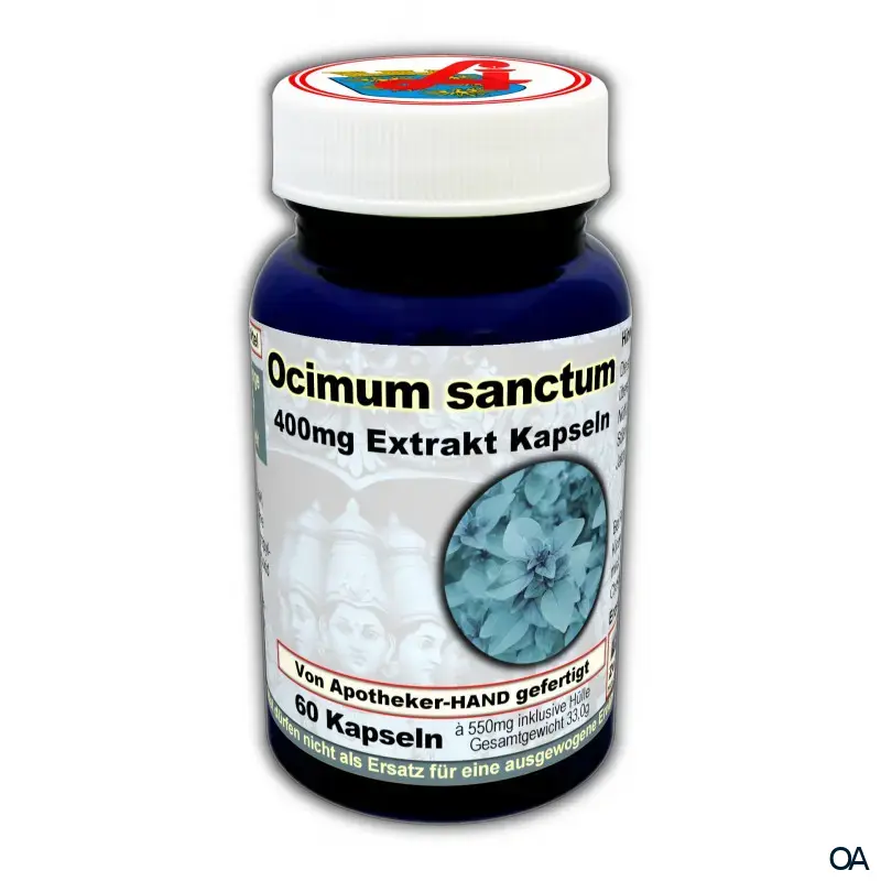 Ocimum sanctum 400 mg Extrakt Kapseln
