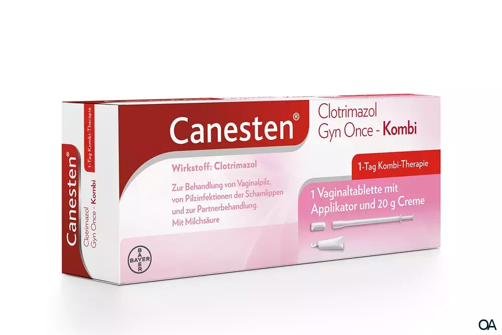 Canesten® Clotrimazol Gyn Once Kombi Canesten® Clotrimazol Gyn Once Kombi