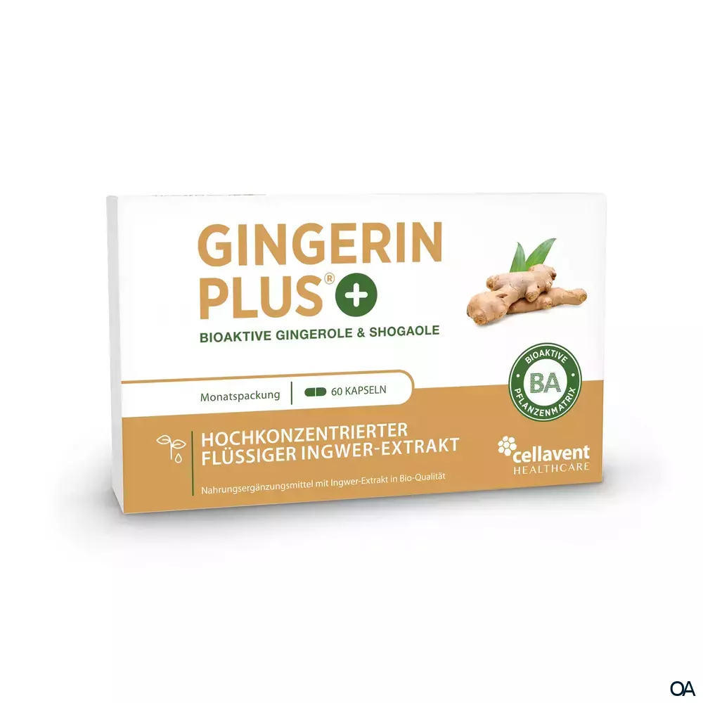 Cellavent Gingerin PLUS Kapseln