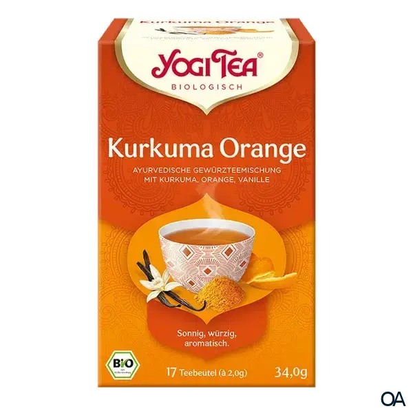 Yogi Tea Kurkuma Orange - Ayurvedische Gewürzteemischung