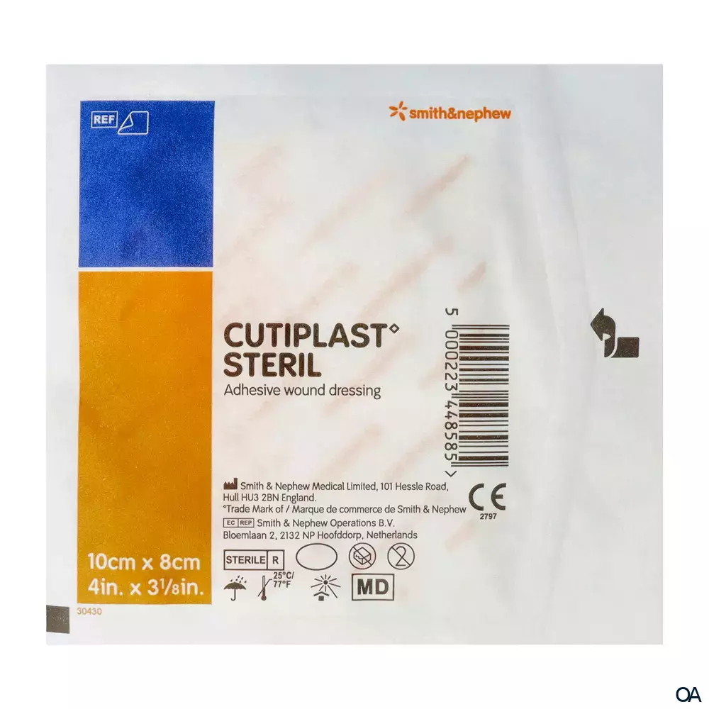 CUTIPLAST STERIL Wundverband 8 x 10 cm