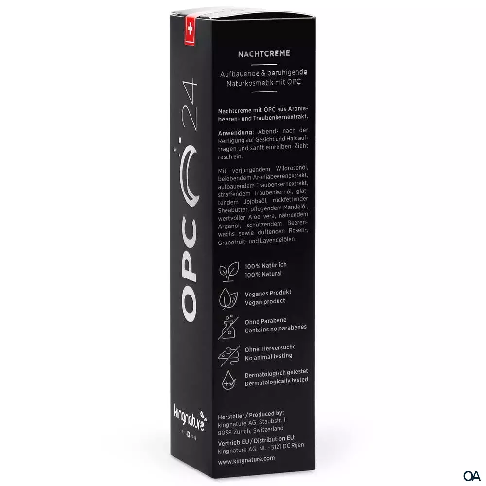 Kingnature OPC 24 Nachtcreme Kingnature OPC 24 Nachtcreme