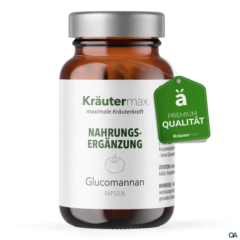 Kräutermax Glucomannan Konjakwurzel Kapseln Kräutermax Glucomannan Konjakwurzel Kapseln