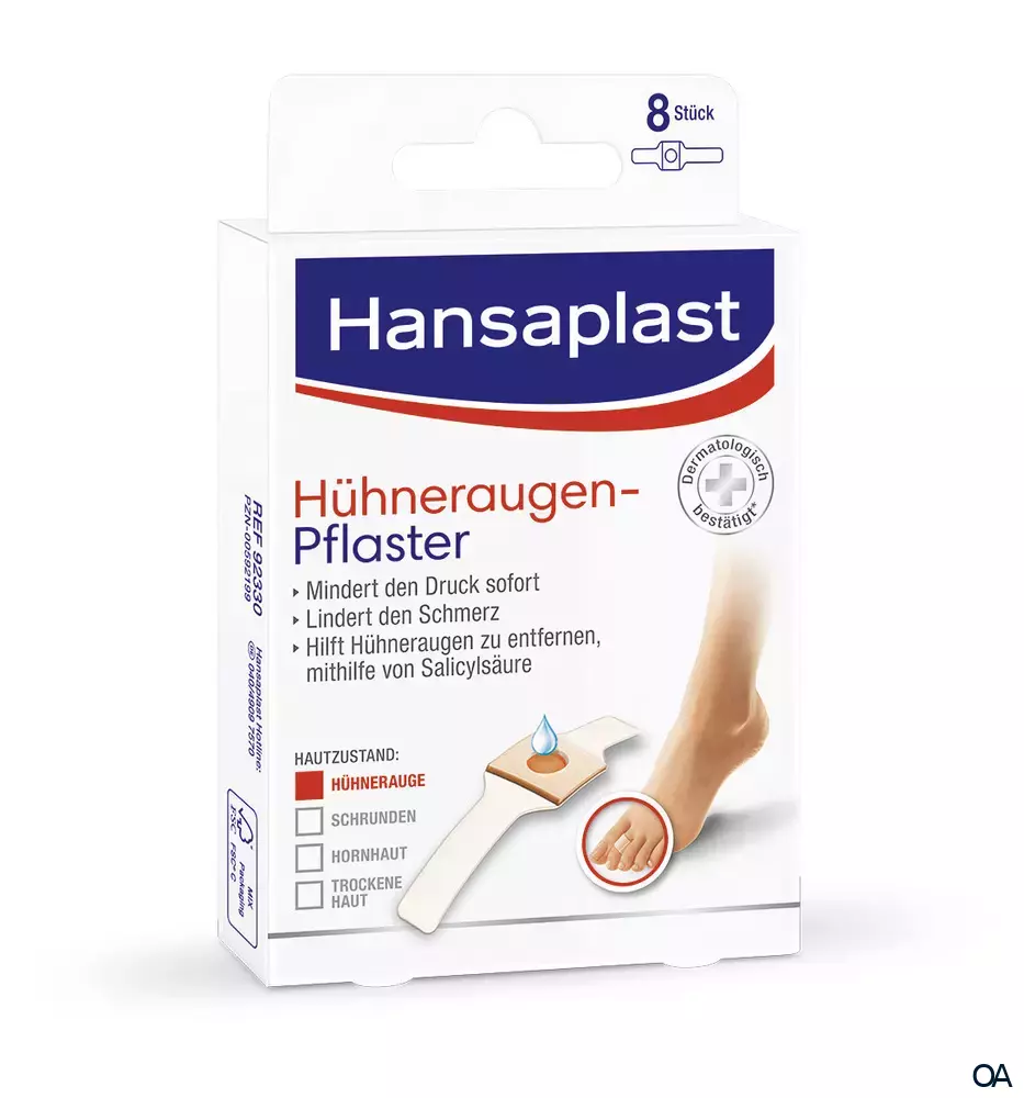 Hansaplast Hühneraugen-Pflaster, 40% Salicylsäure Hansaplast Hühneraugen-Pflaster, 40% Salicylsäure