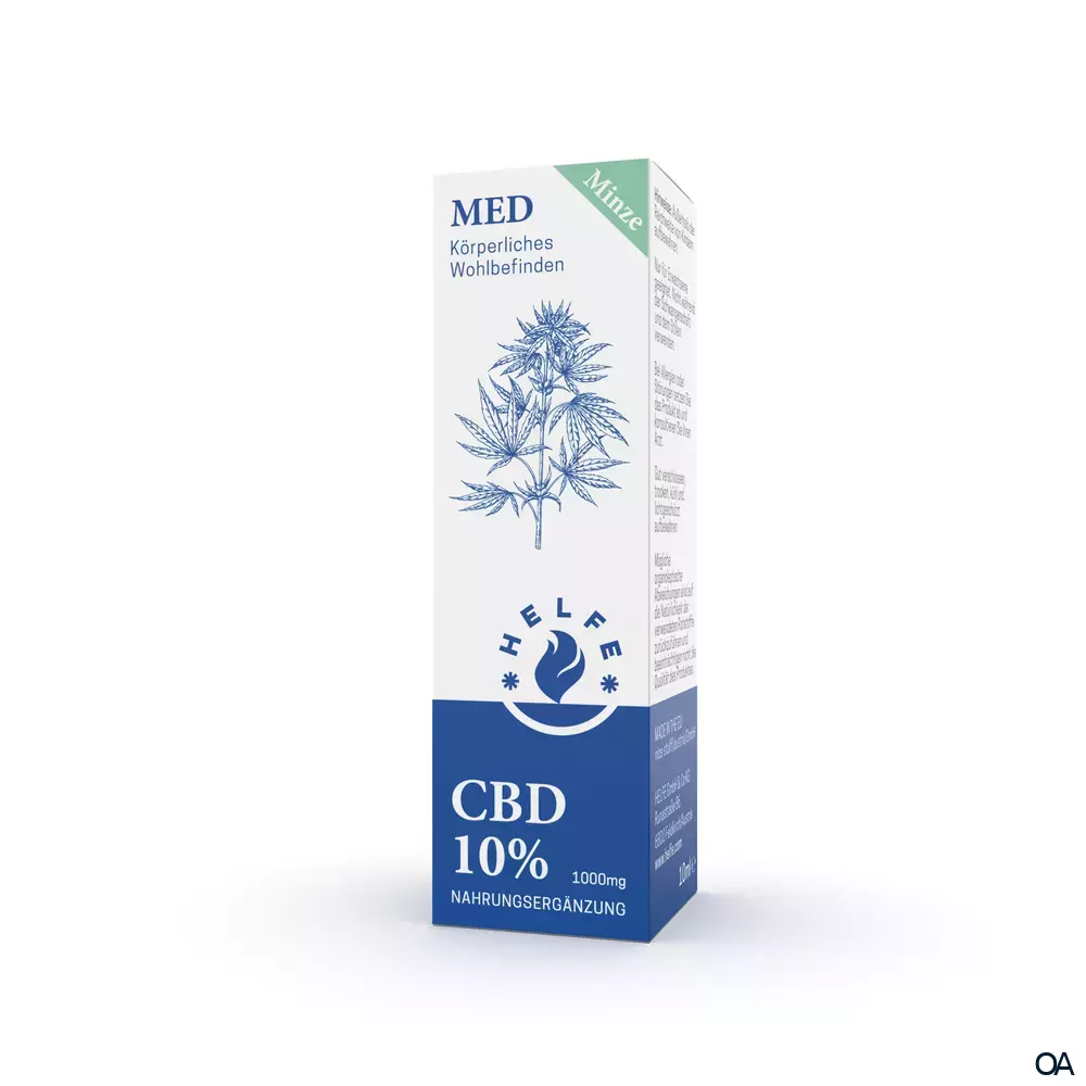 HELFE CBD-Öl 10% mit Minze HELFE CBD-Öl 10% mit Minze