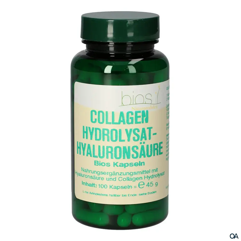 Bios Collagen Hydrolysat-Hyaluronsäure Kapseln