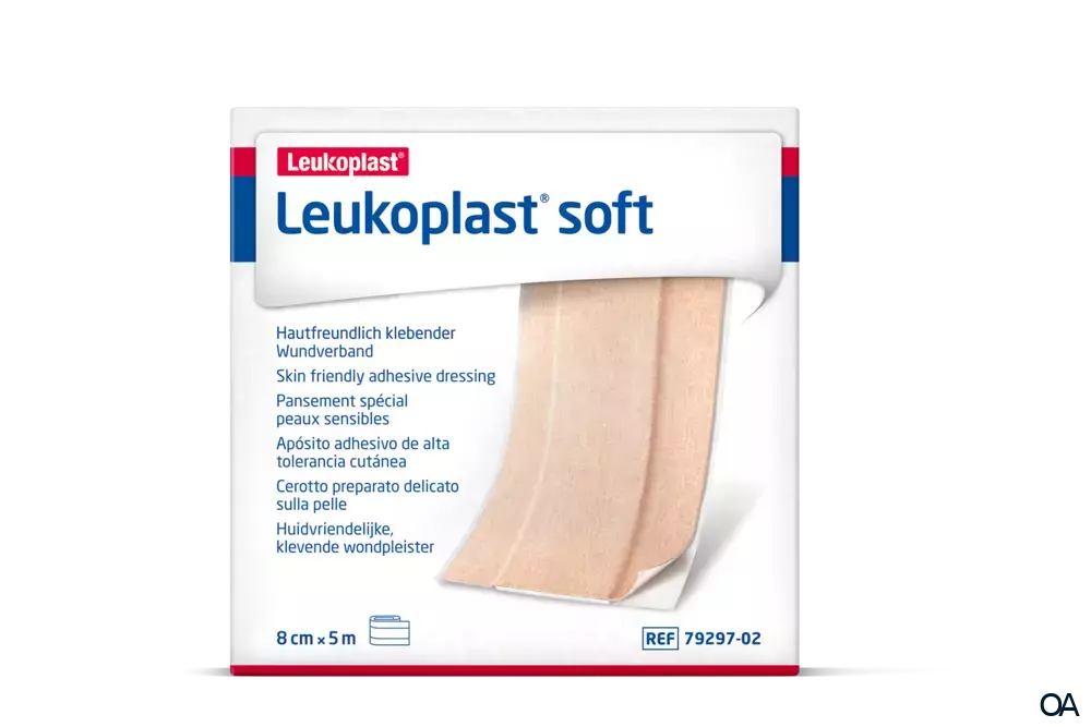 Leukoplast® Soft Wundschnellverband unsteril 8 cm x 5 m Leukoplast® Soft Wundschnellverband unsteril 8 cm x 5 m