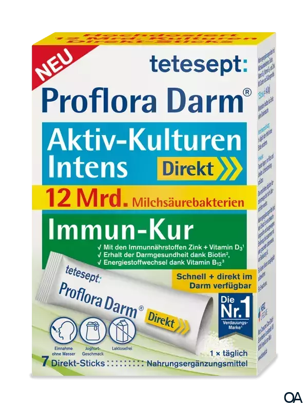 tetesept Proflora Darm® Aktiv-Kulturen Intens Direkt Sticks