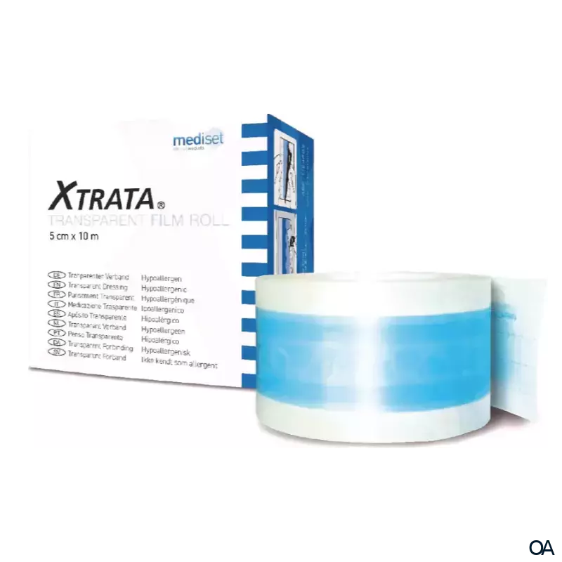 Xtrata® Transparenter Filmverband Rolle 5 cm x 10 m