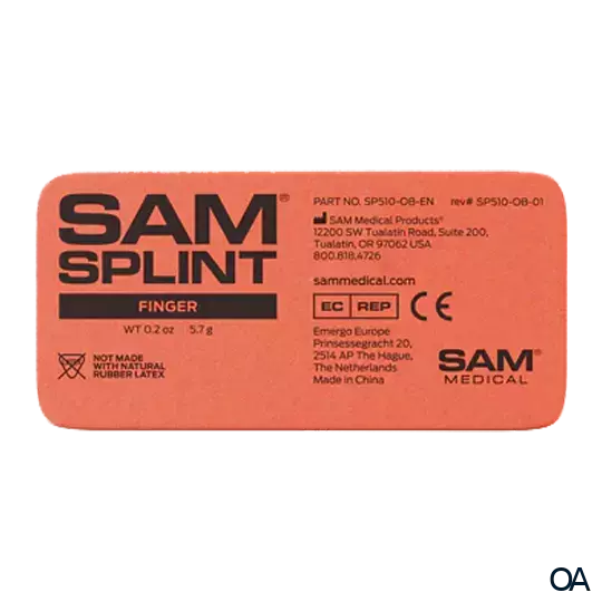 SAM SPLINT Fingerschiene flach 9,5 x 4,5 cm SAM SPLINT Fingerschiene flach 9,5 x 4,5 cm