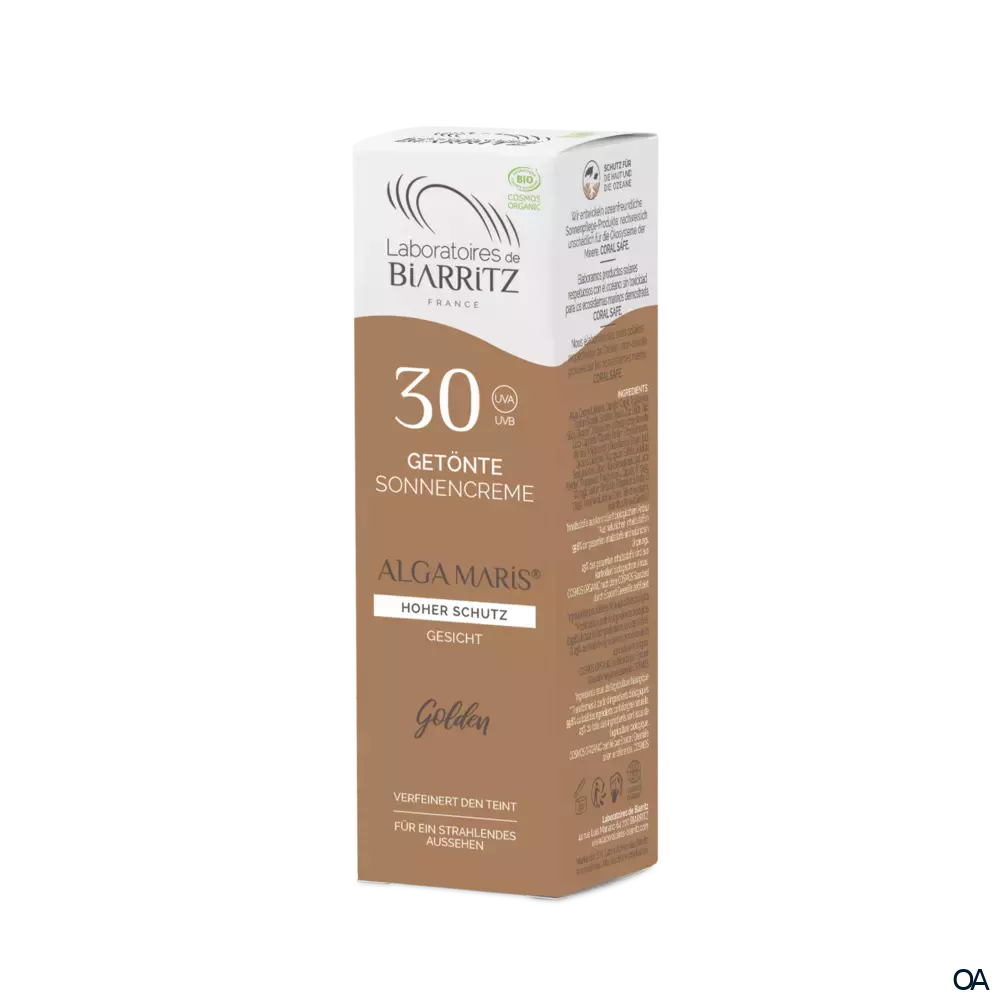 Alga Maris Sonnencreme Gesicht getönt LSF30 Bio LDB Alga Maris Sonnencreme Gesicht getönt LSF30 Bio LDB