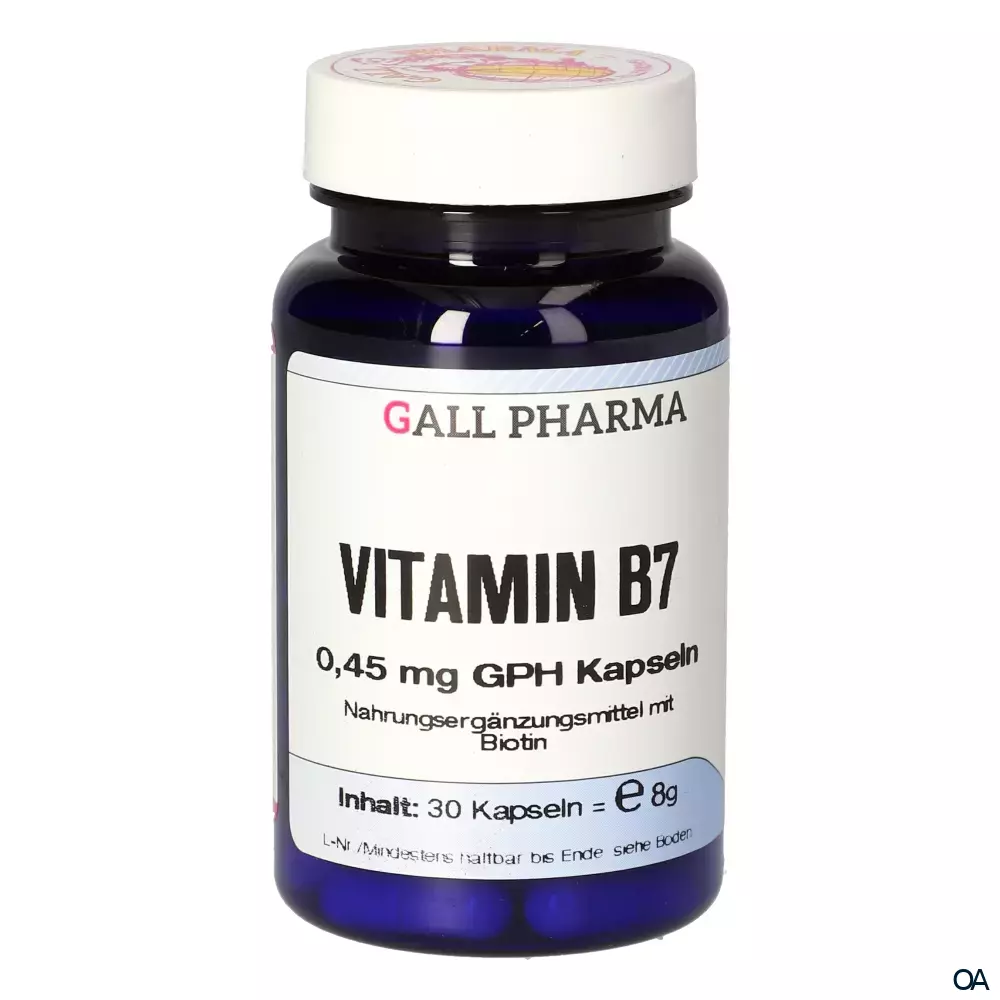 Gall Pharma Vitamin B7 0,45 mg Kapseln Gall Pharma Vitamin B7 0,45 mg Kapseln