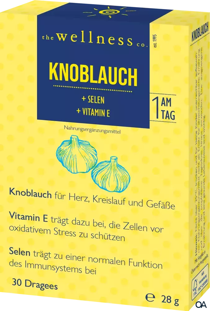 Wellness KNOBLAUCH + SELEN + VITAMIN E Dragees Wellness KNOBLAUCH + SELEN + VITAMIN E Dragees
