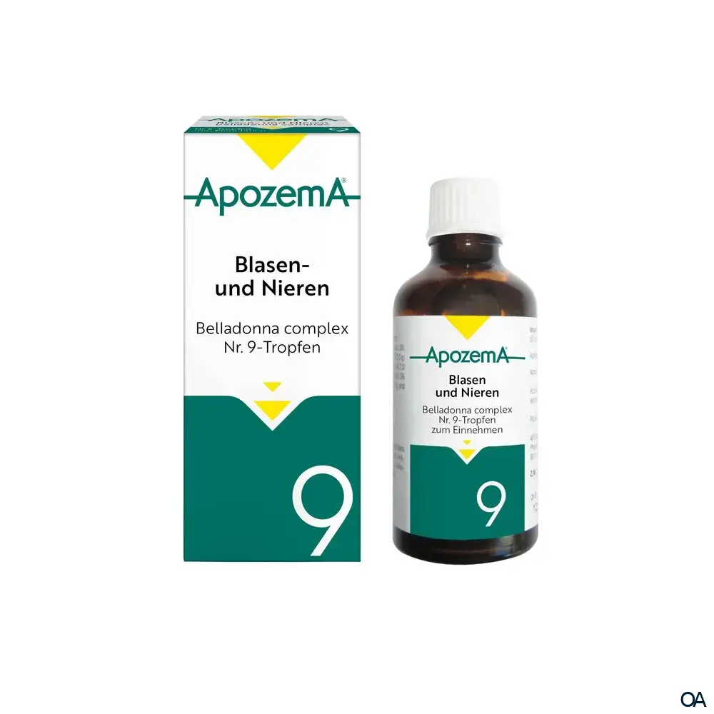 Apozema® Blasen- und Nieren Belladonna complex Nr. 9 Tropfen zum Einnehmen