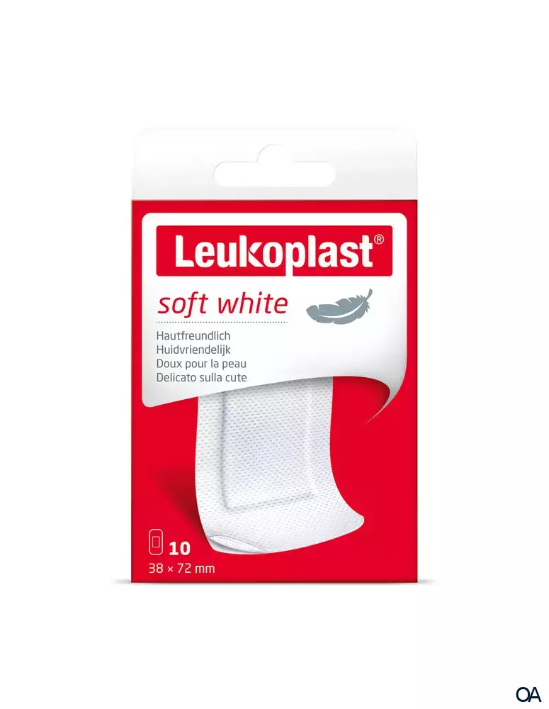 Leukoplast® Soft white Strips 38 x 72mm