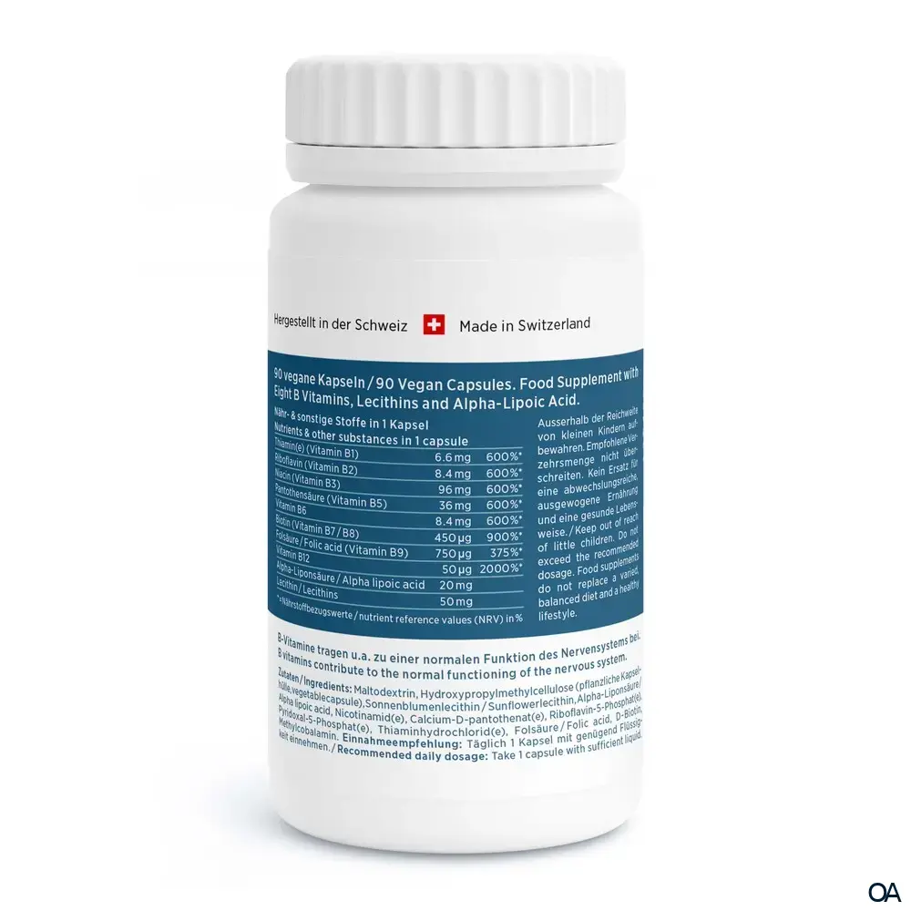 Kingnature Vitamin B Komplex Vida Kapseln