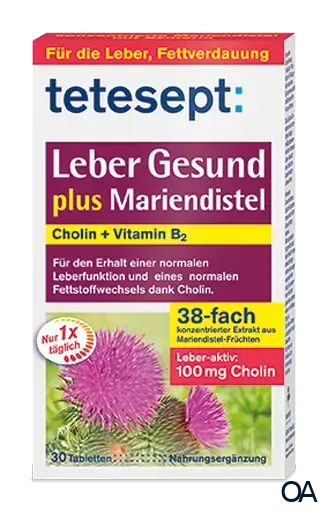 tetesept Leber Gesund plus Mariendistel Tabletten tetesept Leber Gesund plus Mariendistel Tabletten