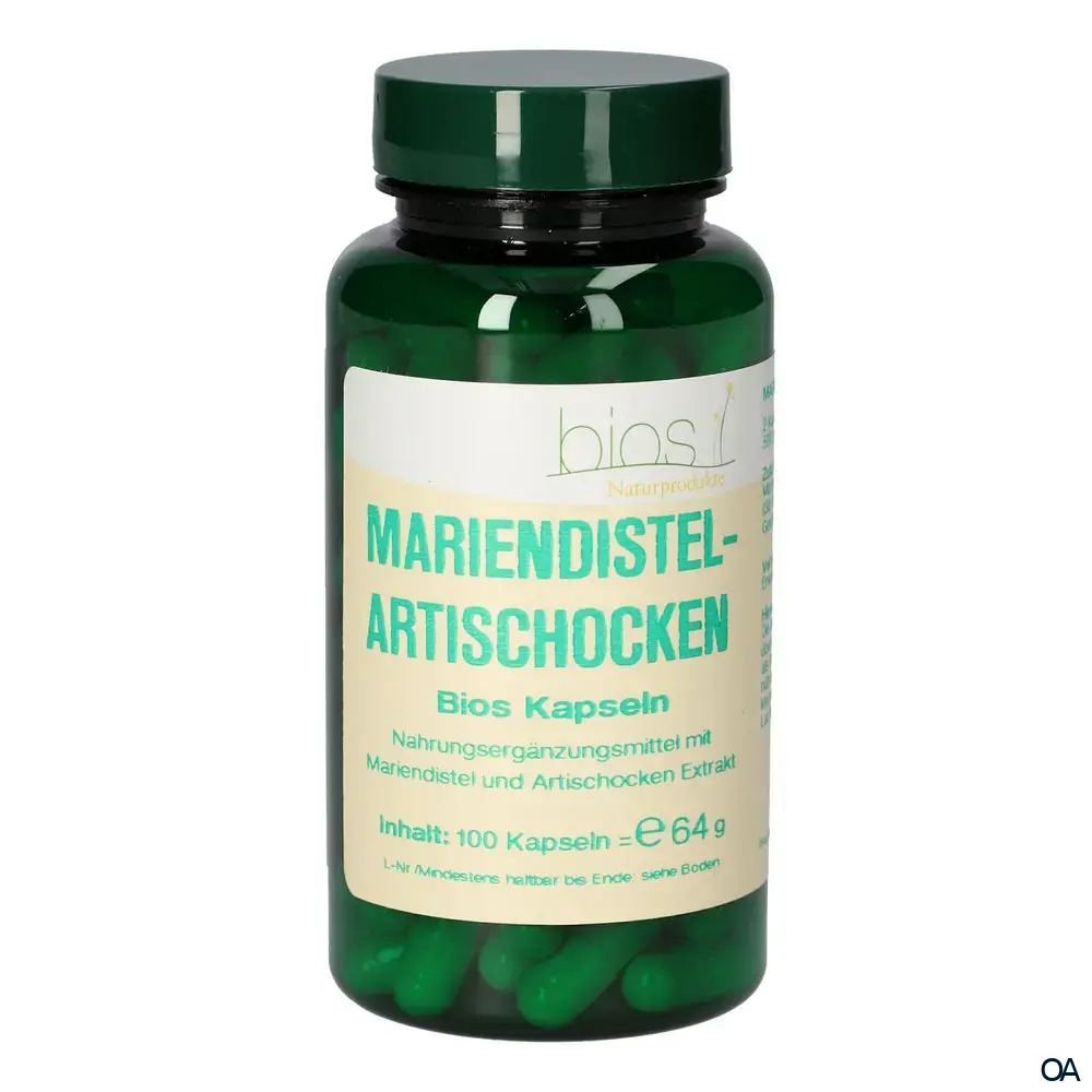 Bios Mariendistel Artischocken Kapseln