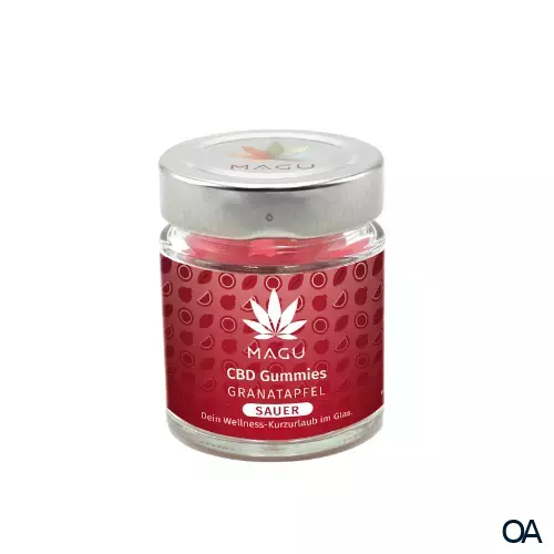 MAGU CBD Gummies Granatapfel Sauer