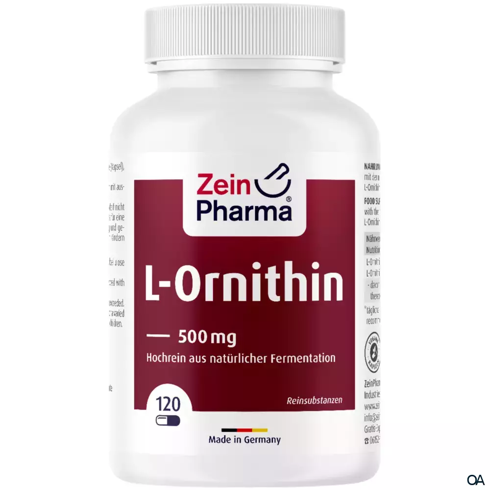 ZeinPharma L-Ornithin Kapseln 500 mg ZeinPharma L-Ornithin Kapseln 500 mg