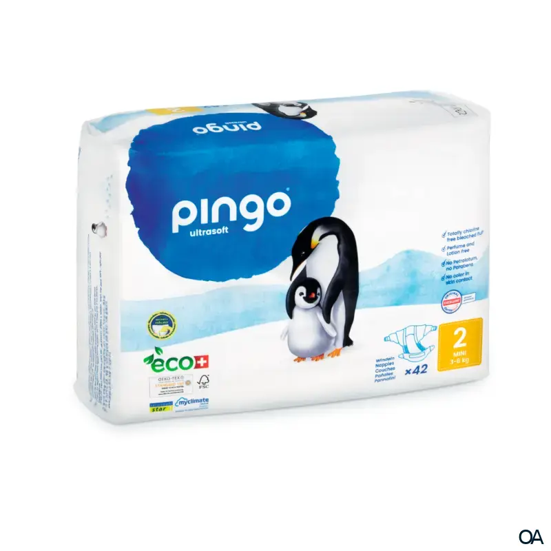 pingo® ultrasoft Bio Windeln Mini 3 - 6 kg pingo® ultrasoft Bio Windeln Mini 3 - 6 kg