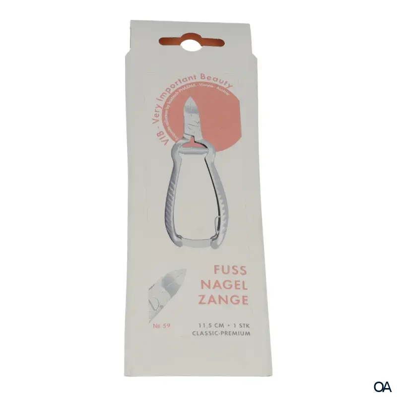 Kozbach Pharma 59 Nagelzange, Pufferfeder, vernickelt, 11,5 cm